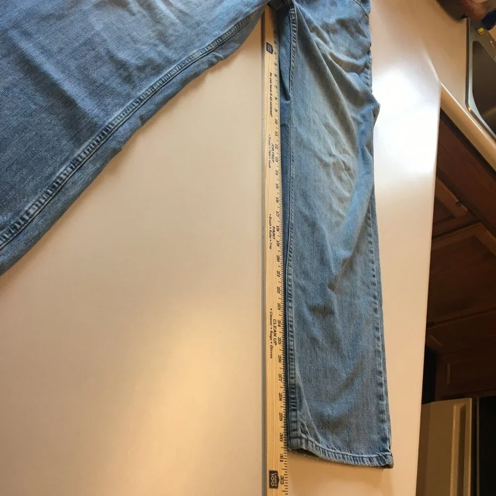 Eddie Bauer Jeans Mens Size 32 Loose Fit Distressed VTG Y2K